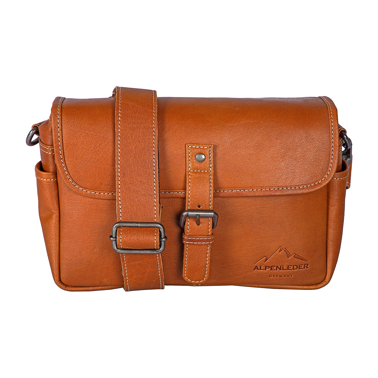 scippis messenger bag cruiser – compacte leren schoudertas voor stadsgebruik