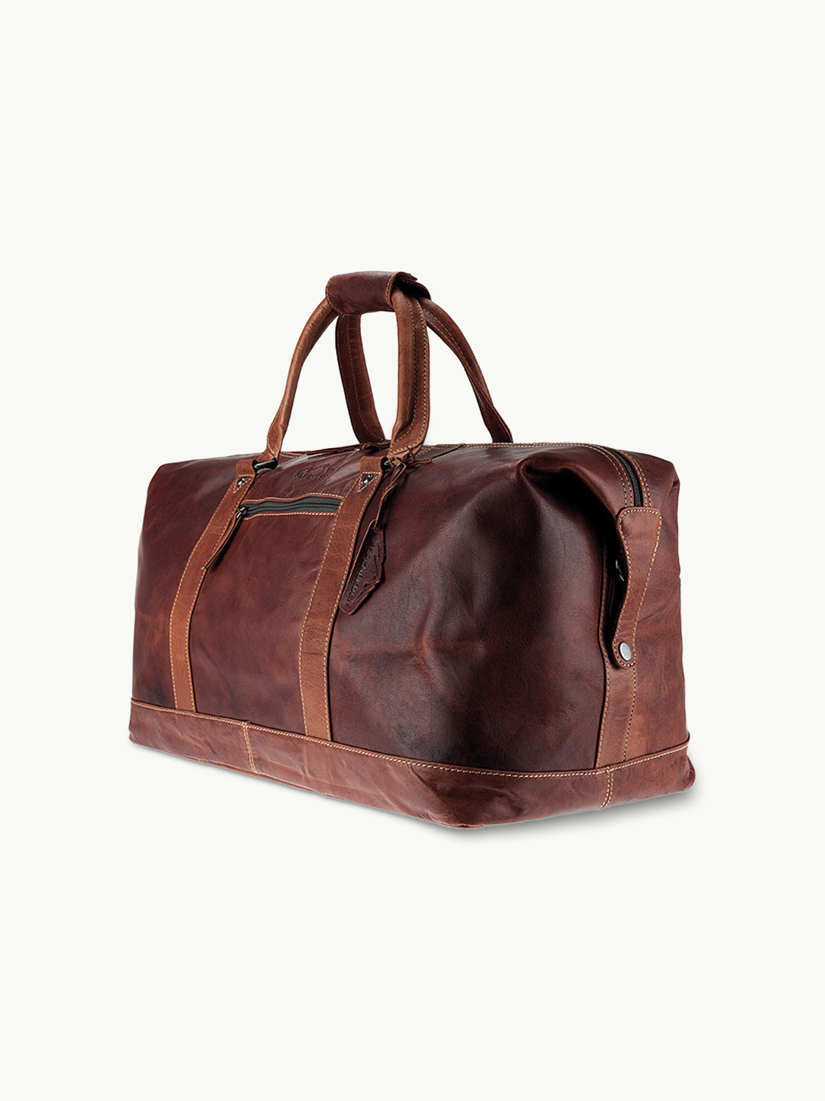 scippis duffel bag alabama – grote weekendtas van canvas en leer
