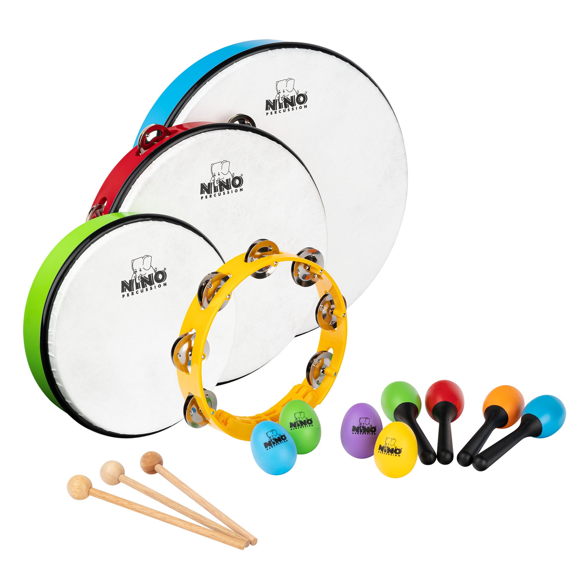 NINO PERCUSSIESET 12-DELIG – Kindermuziekset van Meinl