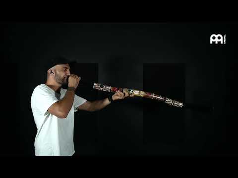 Meinl Didgeridoo SDDG2-BK synthetic, lengte 145cm, zwart