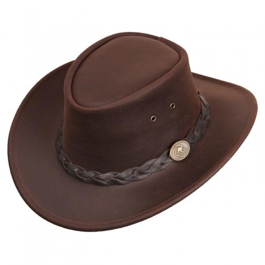 AUSTRALIAN HAT | leather : Bushman | leather hat