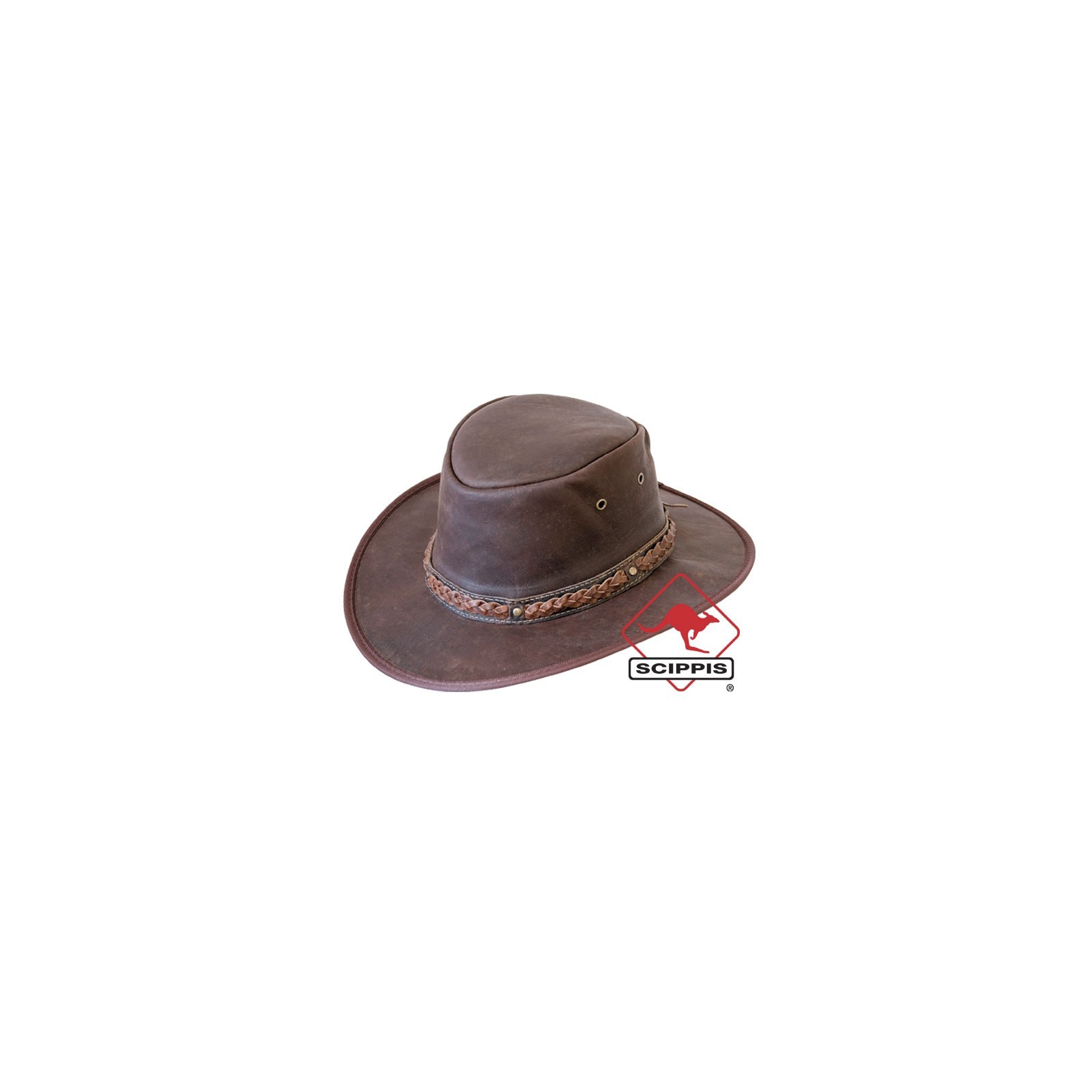 AUSTRALIAN HAT | kangaroo-leather : Kangaroo Sundower | leather hat