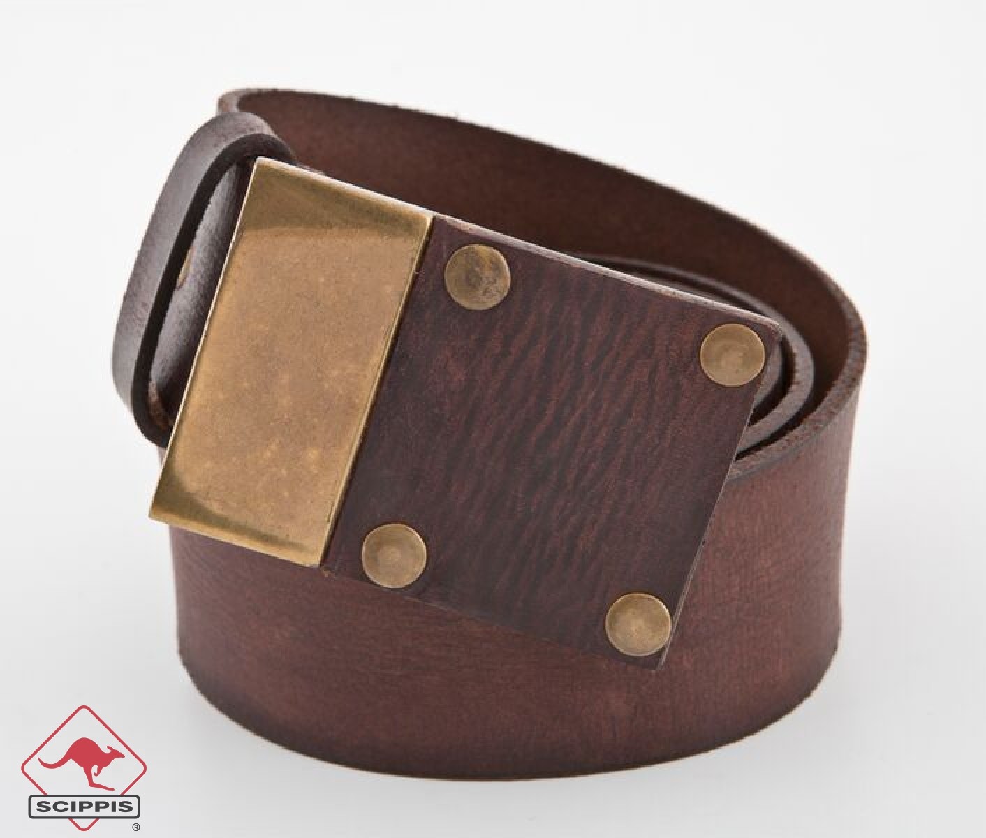 mens brown leather jeans belt