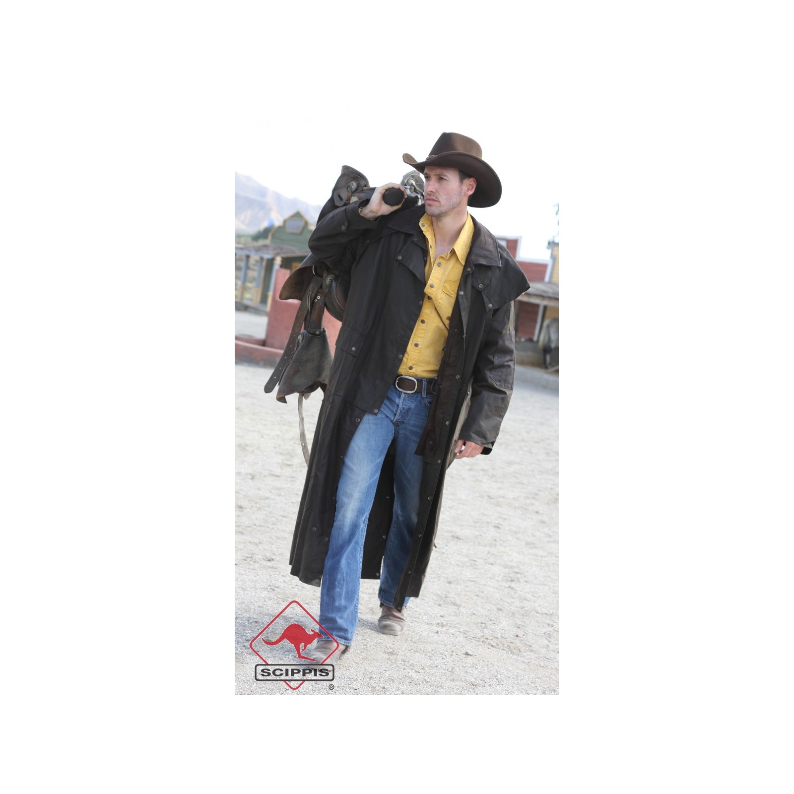 manteau cowboy australien