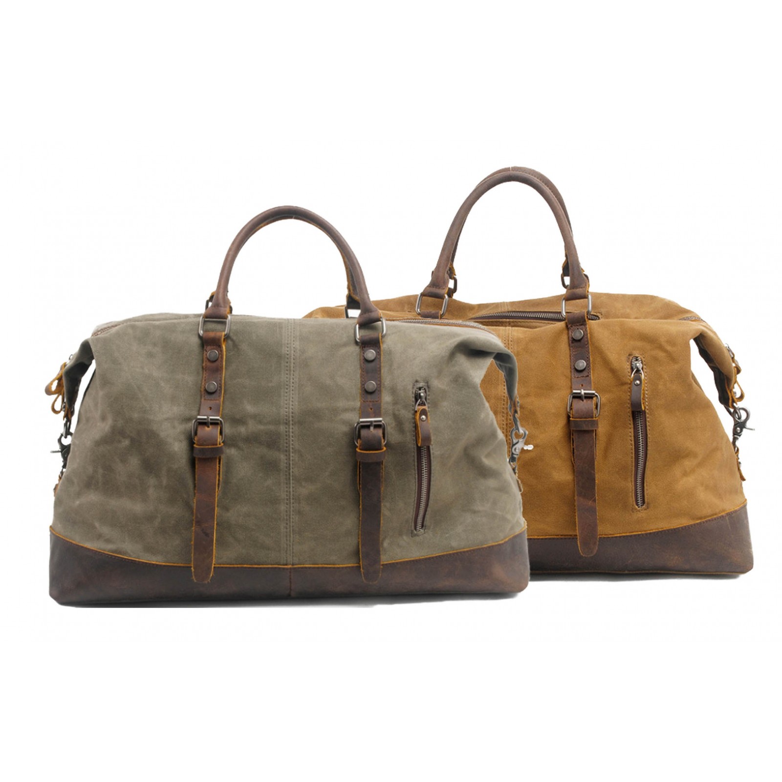 SCIPPIS TASCHE gewachstes Canvas Kensington Duffel Traveller Bag