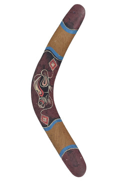 Boemerang Frog – Speelse 40 cm Houten Boemerang met Kikkerdesign