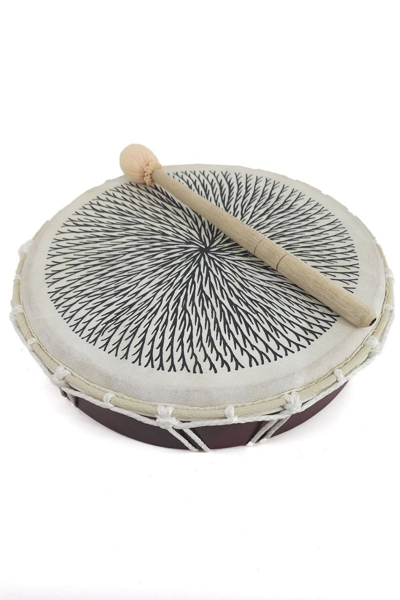 Handtrommel 30cm – 'Heartbeat' Design voor Ritme en Klankrituelen