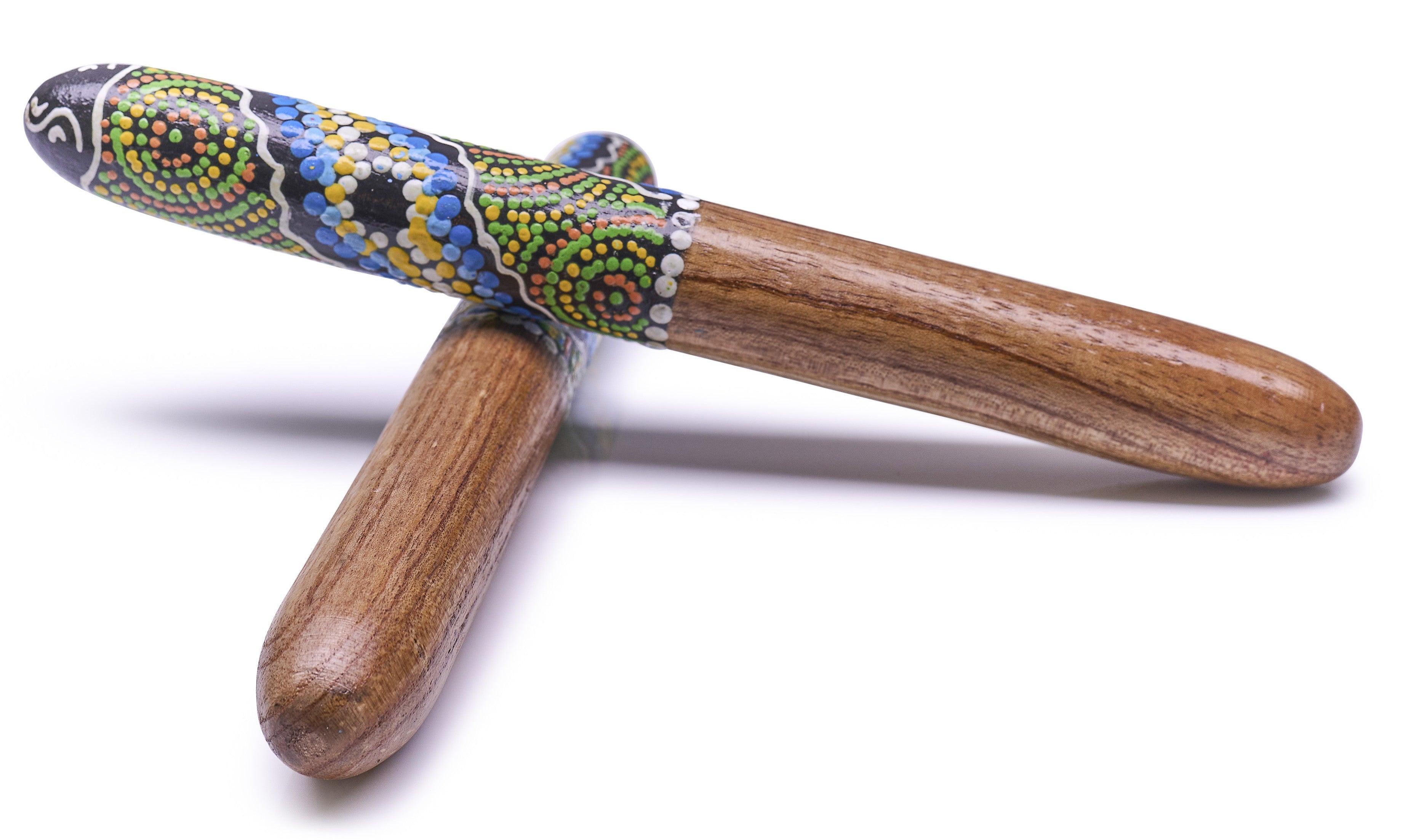 Clapsticks Aboriginal – Träclaves med Traditionellt Motiv 