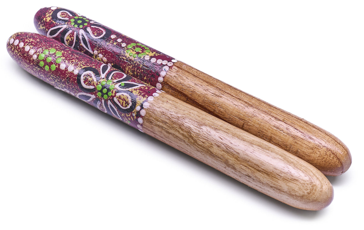 Aussie Spring Instrument Clapsticks – Traditional Aboriginal Percussion Instruments – Australian ...