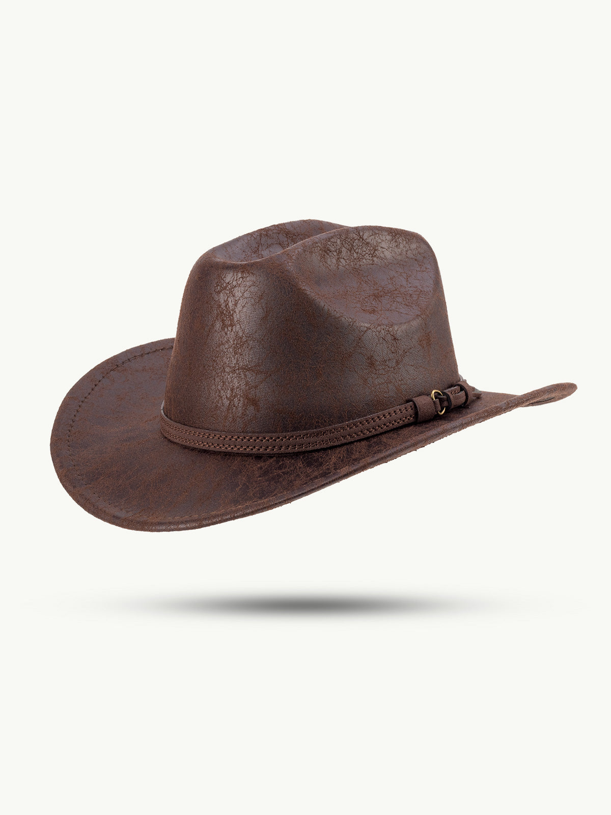 scippis ironwood hoed – robuuste polyester hoed met authentieke leren look