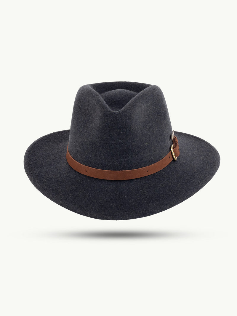 scippis hoed – montero – allround vilthoed met nubuck leren band – licht & warm