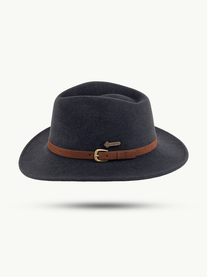 scippis hoed – montero – allround vilthoed met nubuck leren band – licht & warm