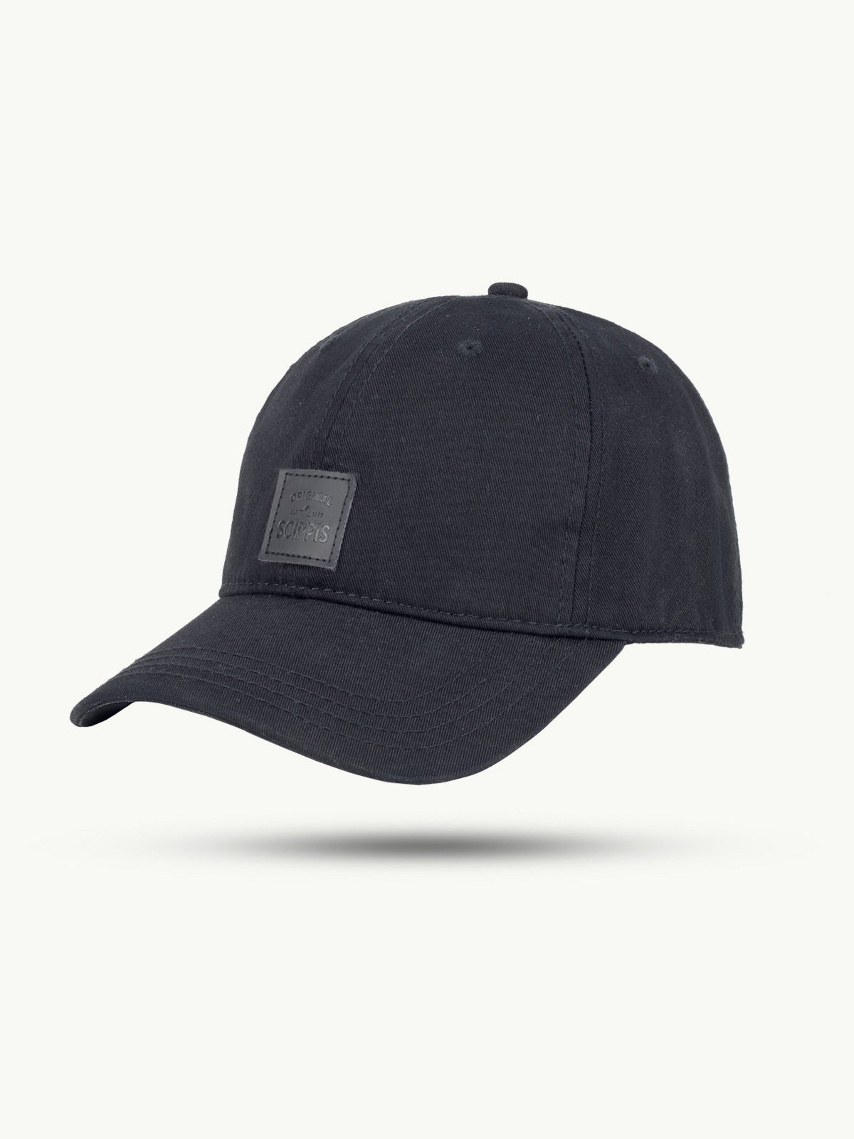 scippis kalbarri cap – klassieke zwarte pet van 100% katoen – comfortabel en veelzijdig