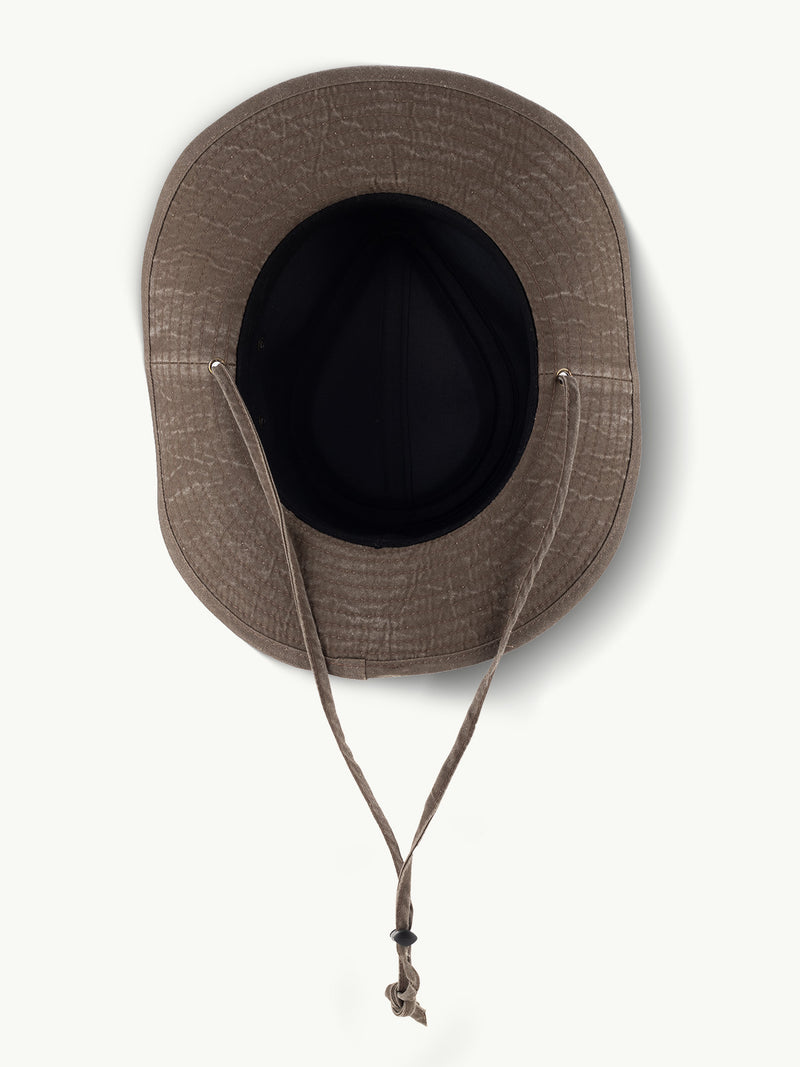 barmah jackson leren hoed – australische hoed voor outdoorliefhebbers