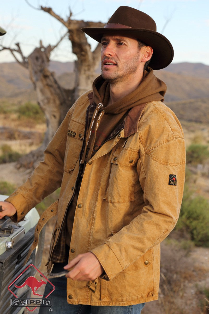 scippis belmore canvas jacket – stoere outdoorjas