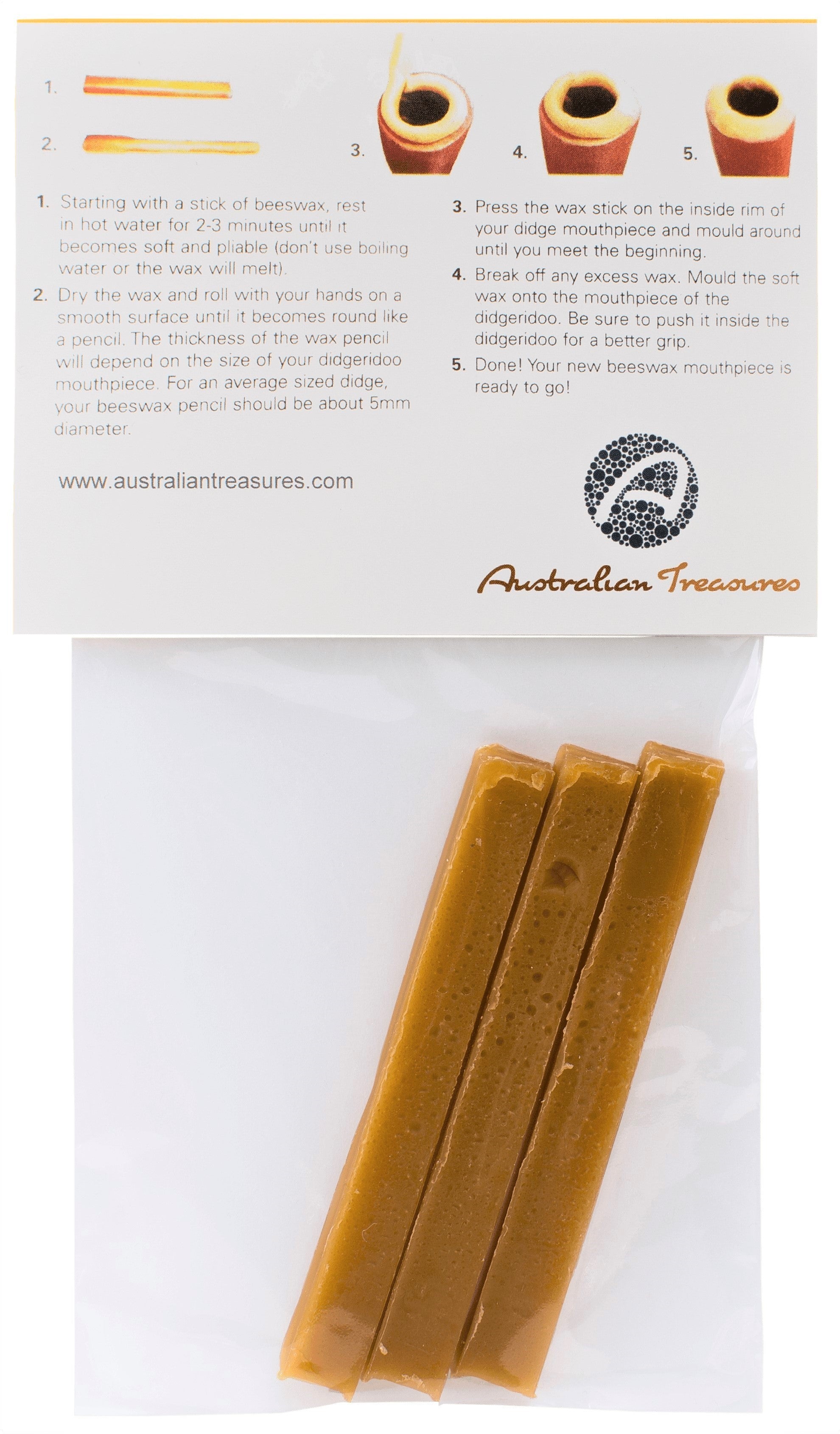 bijenwas voor didgeridoo mondstuk – pure imkerwas 100% natuurlijk