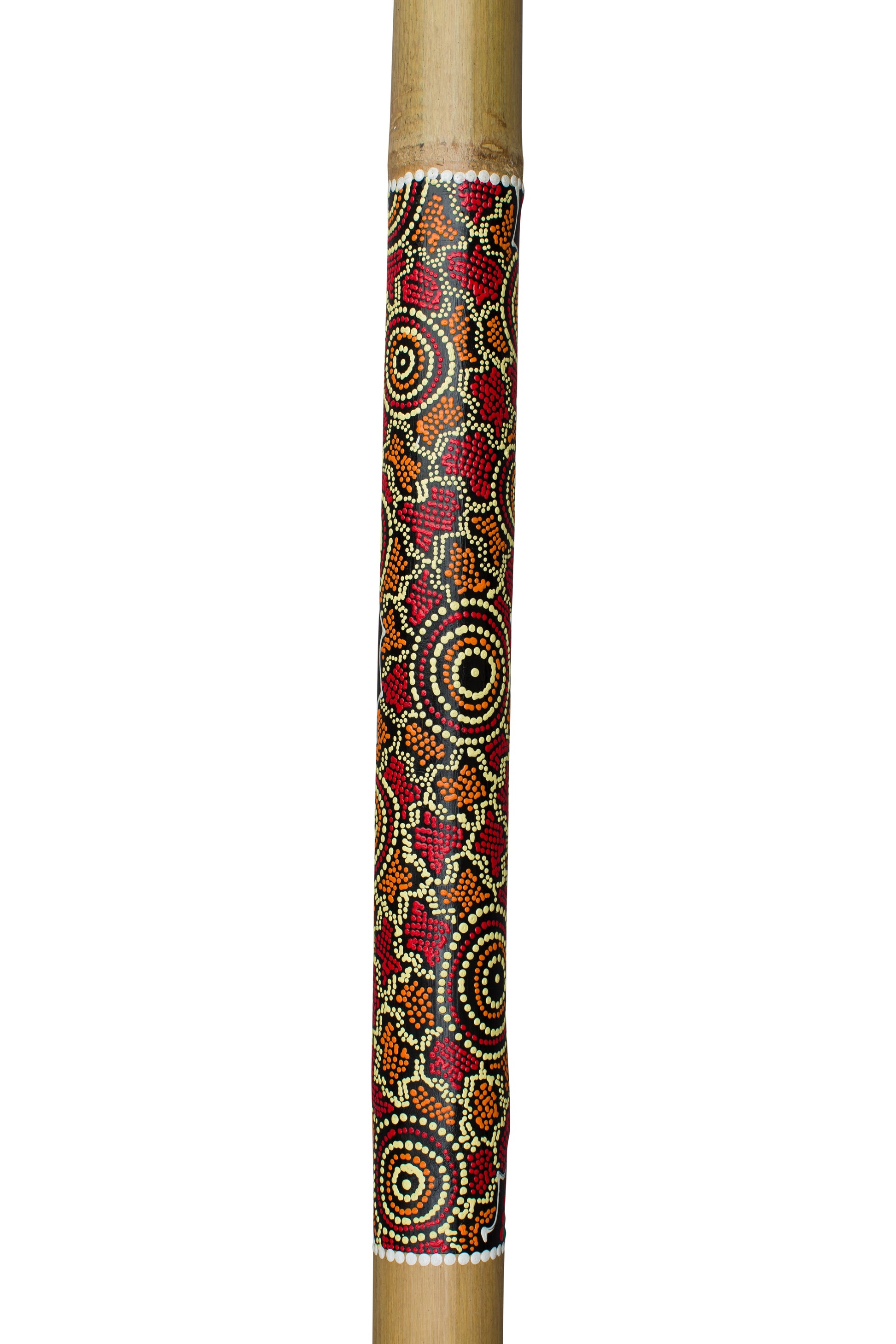 didgeridoo 120cm voor starters – handbeschilderd - draagtas