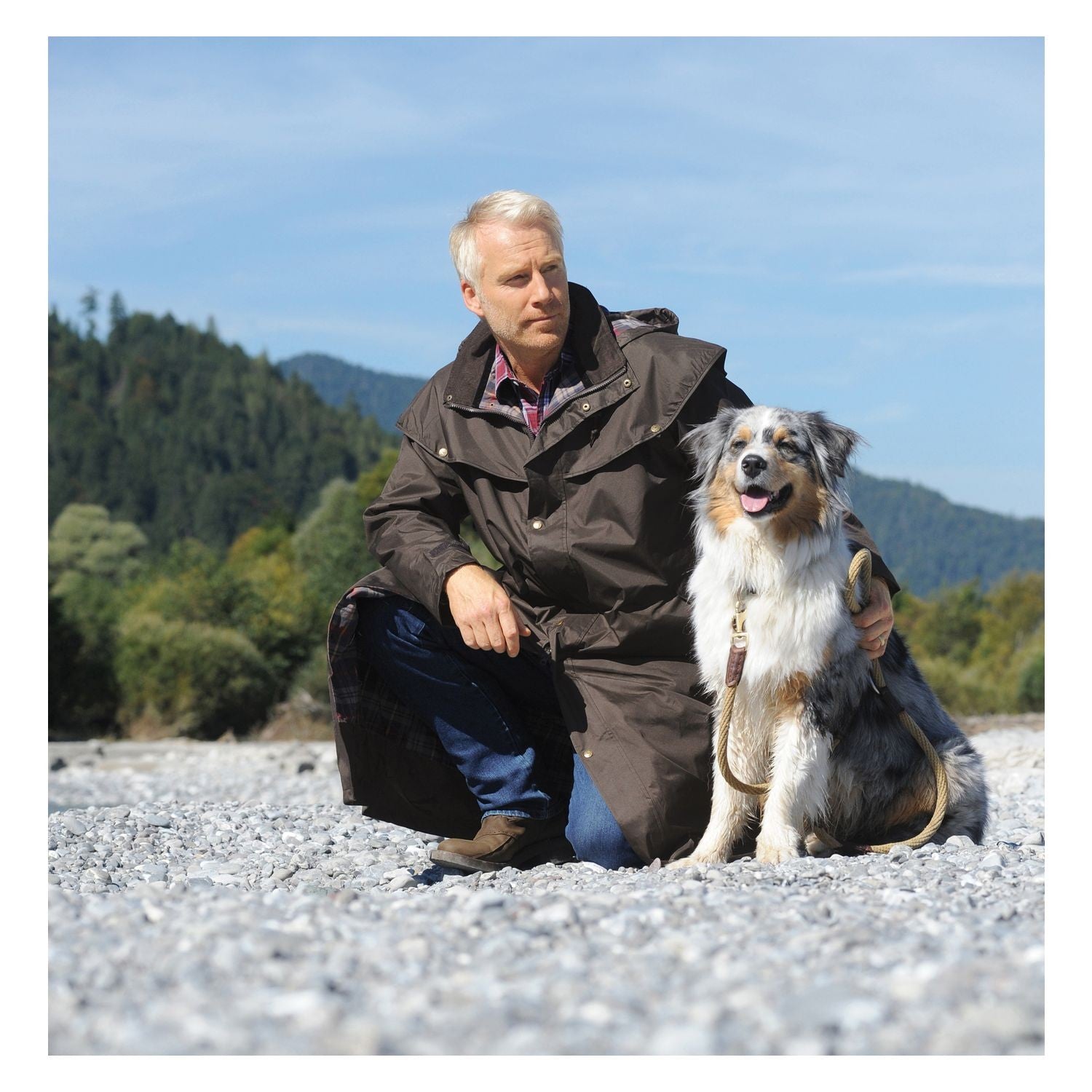 Scippis Stockman Regenjas – Gevoerde Lange Outdoorjas met Capuchon