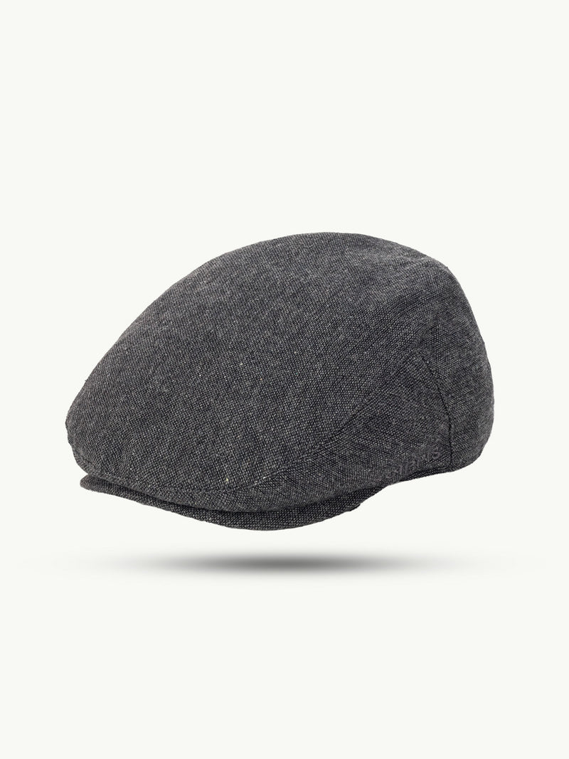 scippis cap – galway – tijdloze flatcap van wol-polyester mix – stretchband voor perfecte pasvorm