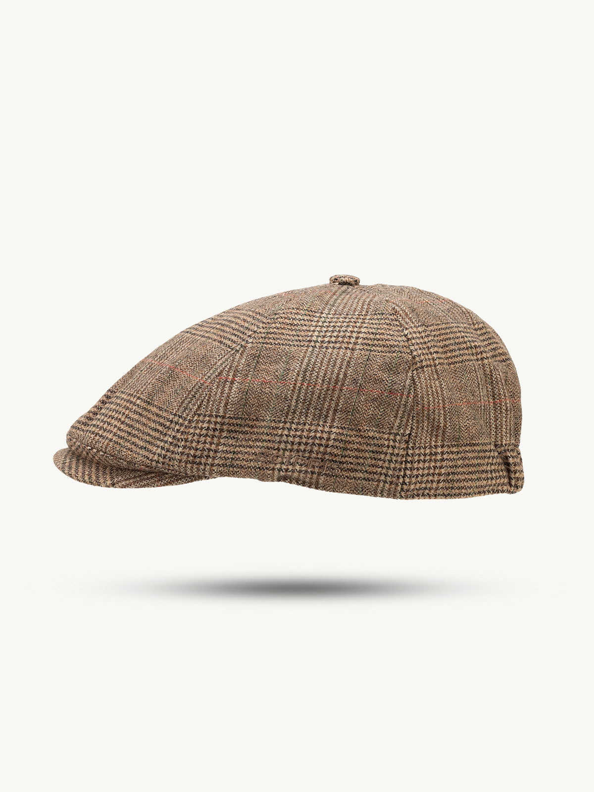 scippis cap – greenock – platte pet met visgraatpatroon – traditioneel design & moderne pasvorm