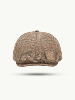 scippis cap – greenock – platte pet met visgraatpatroon – traditioneel design & moderne pasvorm