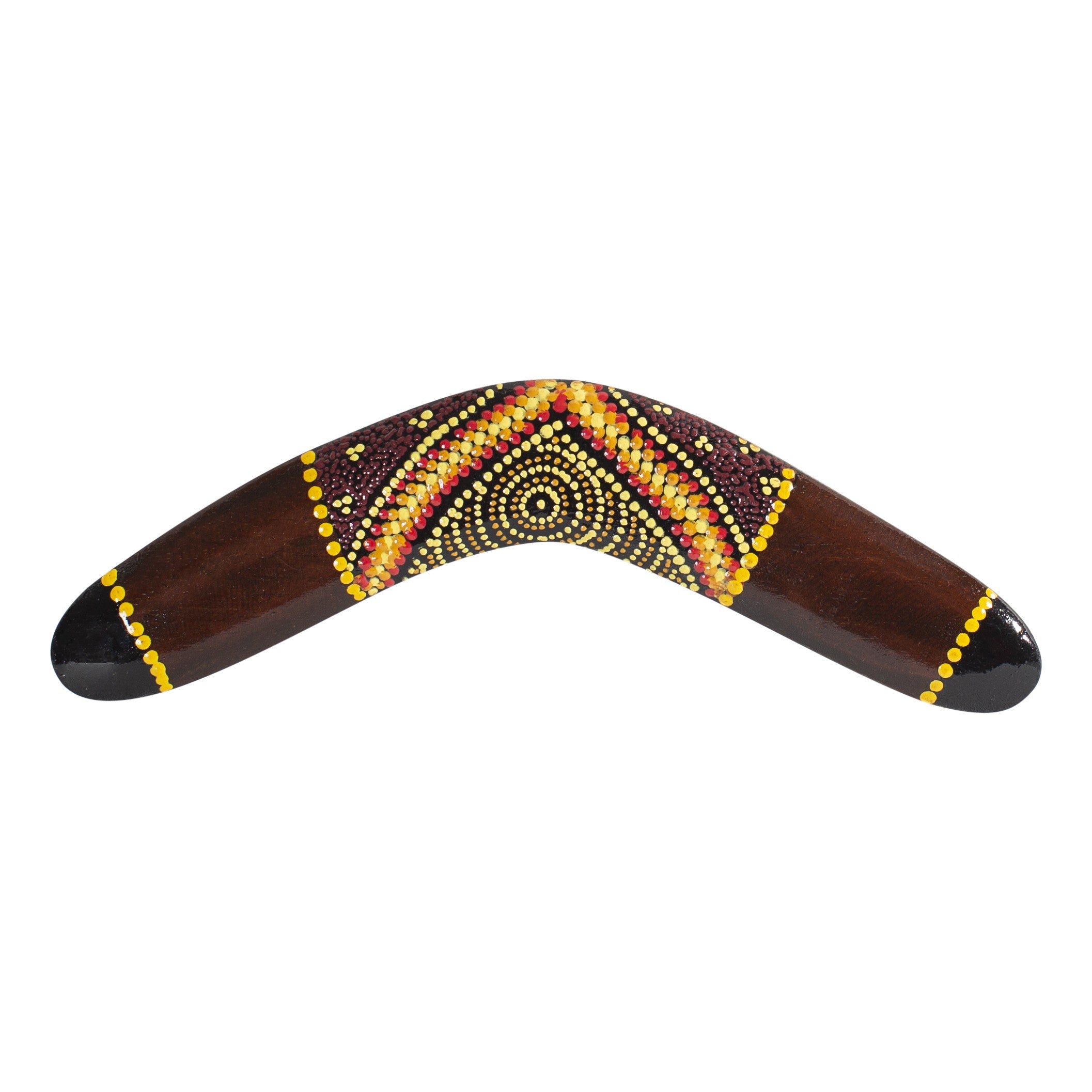 boemerang 30cm – bruin hout – compact model