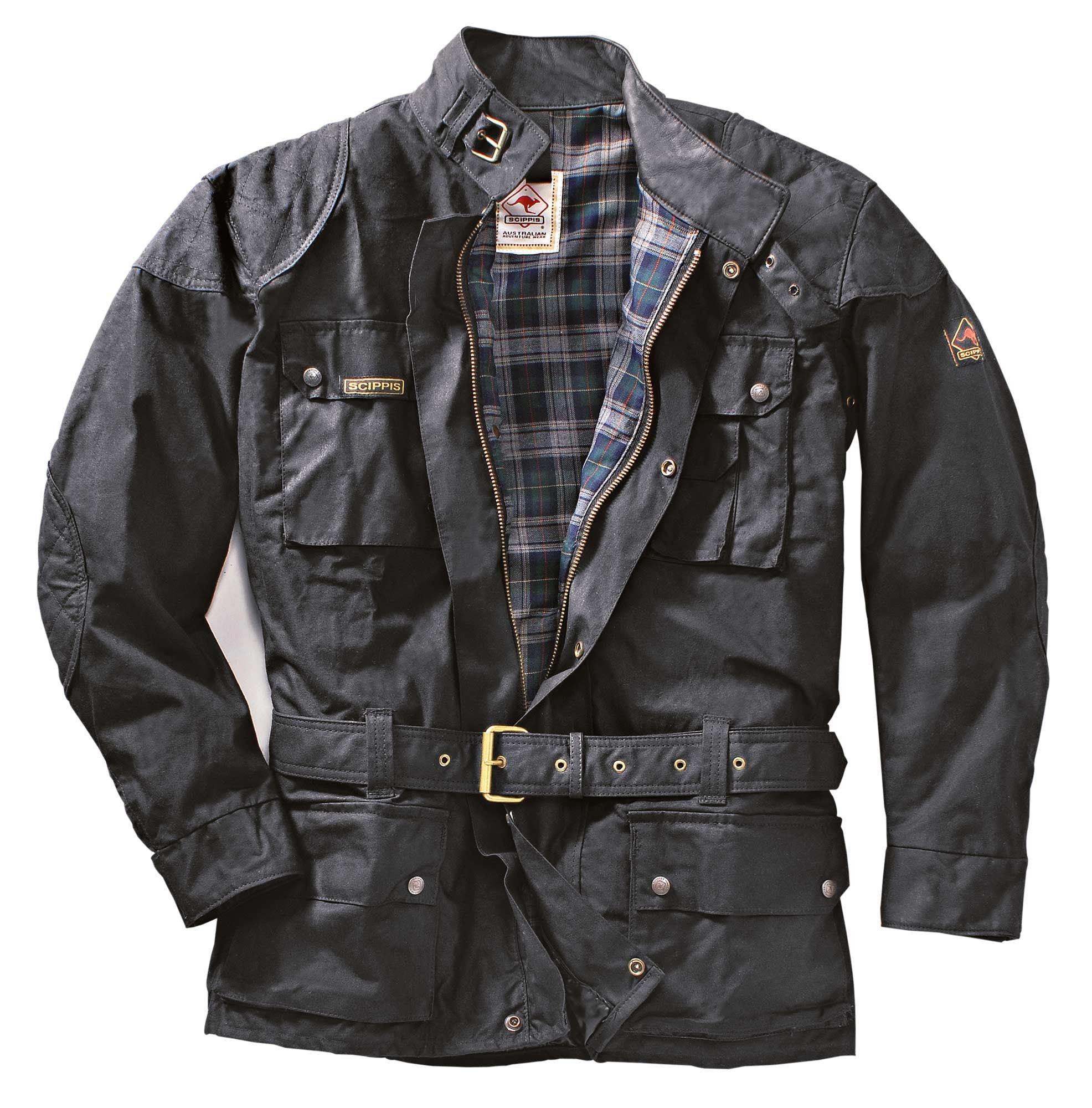 scippis cruiser jacket – outdoorjas met biker-look. 100% waterdicht