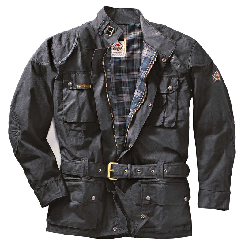scippis cruiser jacket – outdoorjas met biker-look. 100% waterdicht