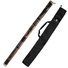 rainstick 100cm bewerkt – met nylon hoes