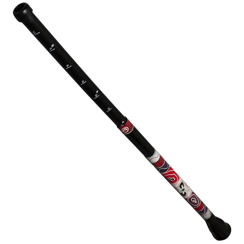 slide didgeridoo - uitschuifbare didge - toonbereik  c - g - inclusief tas