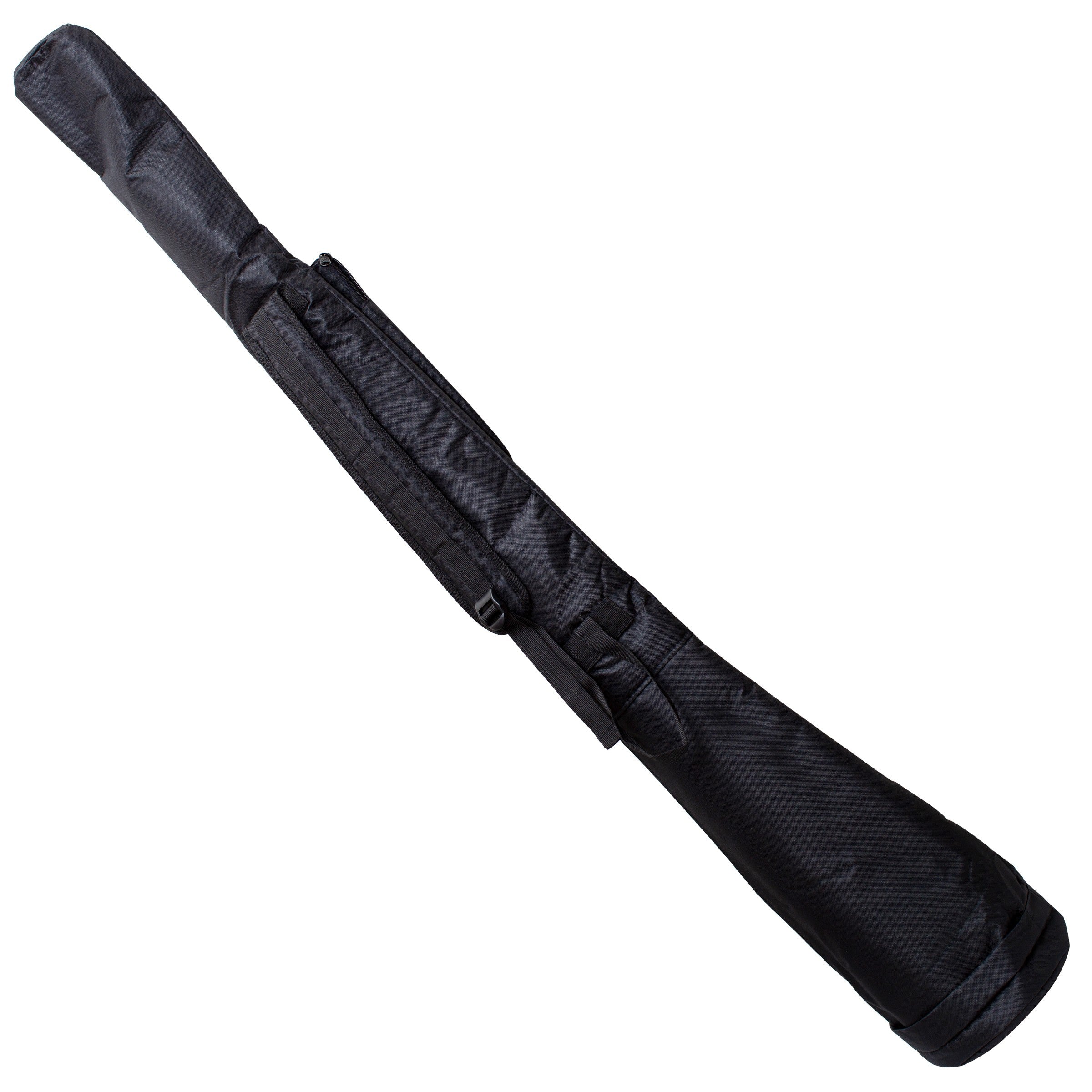didgeridootas 170cm -gevoerde nylon didgeridootas - bell ø 19cm - opbergvak