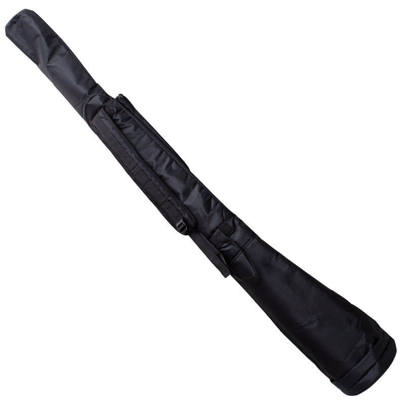 didgeridootas 170cm -gevoerde nylon didgeridootas - bell ø 19cm - opbergvak