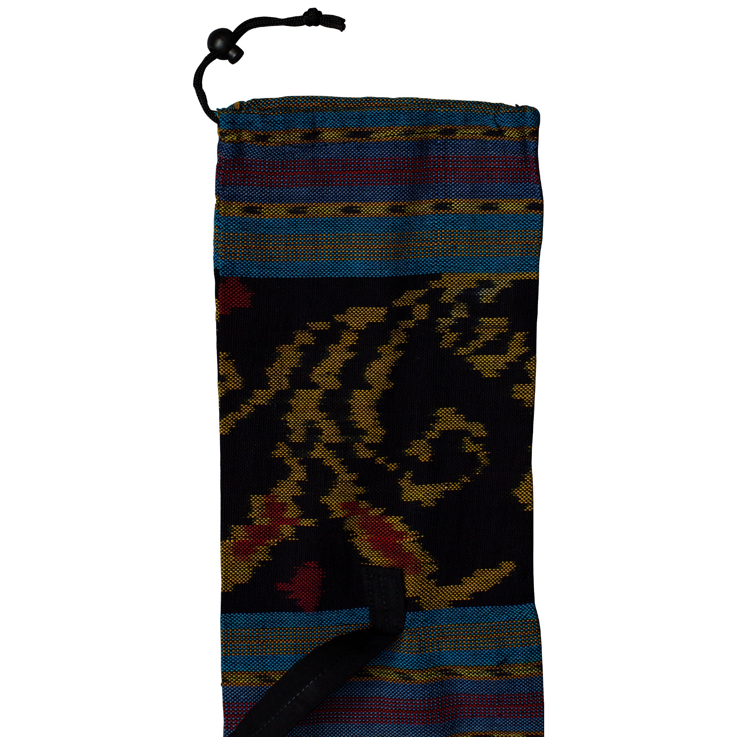 didgeridootas 125cm – handgemaakte ikat tas met draagriem