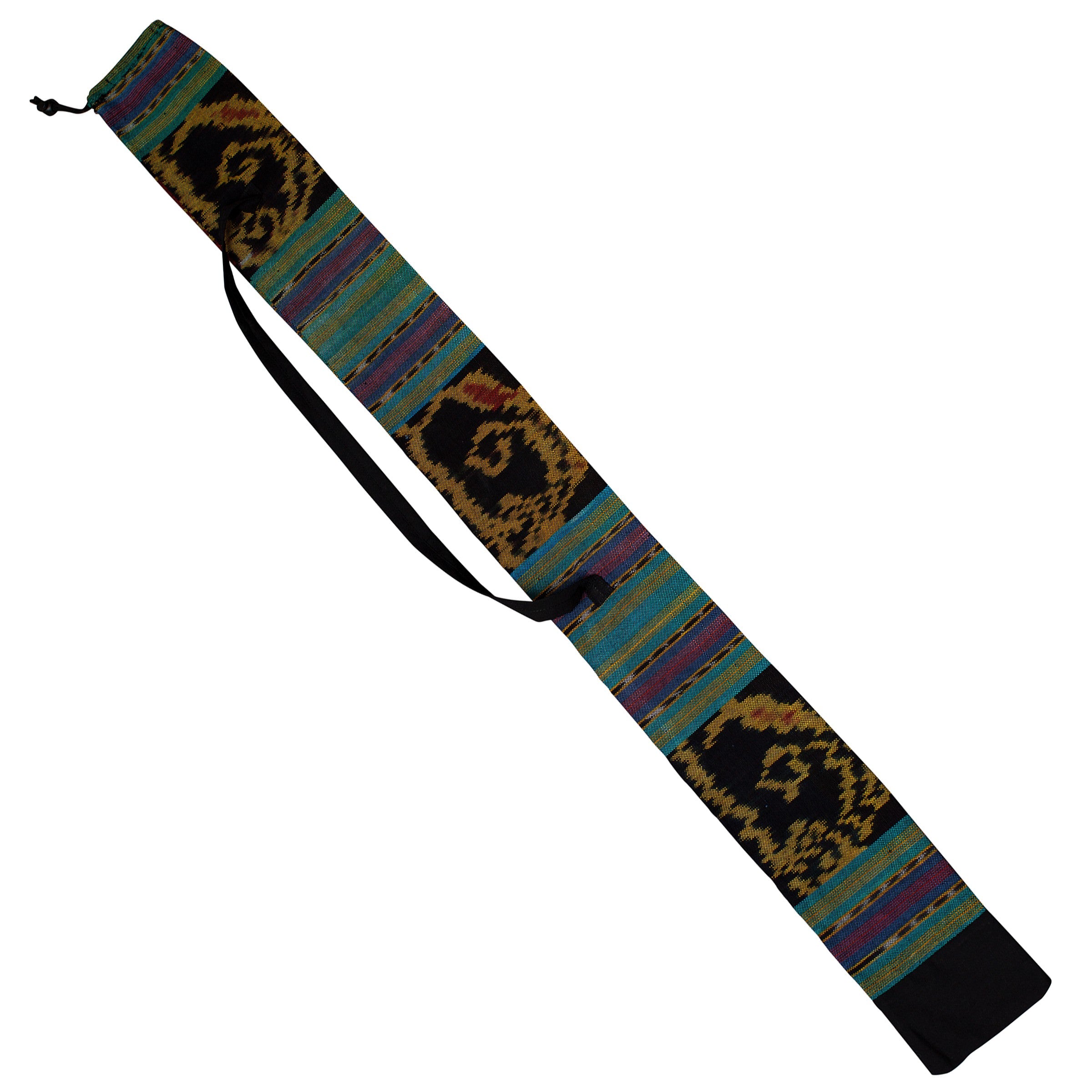 didgeridootas 125cm – handgemaakte ikat tas met draagriem