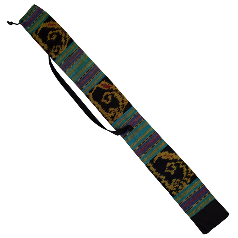 didgeridootas 125cm – handgemaakte ikat tas met draagriem
