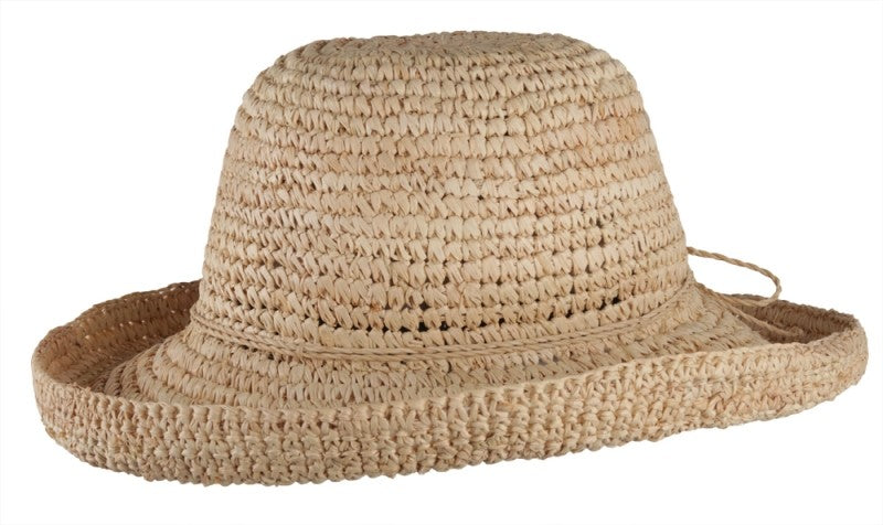 scippis kura hoed – elegante raffia zomerhoed voor dames