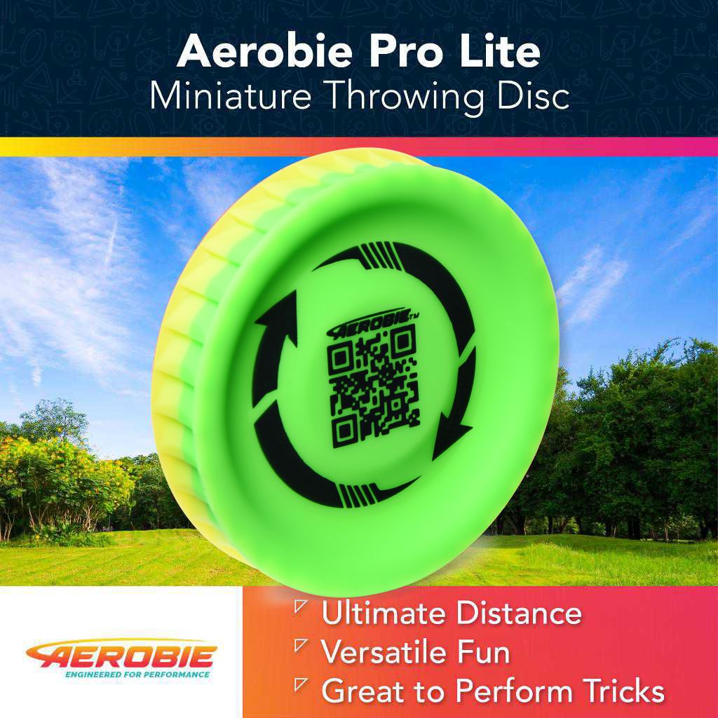 Aerobie Pro Lite Frisbee – Licht & compact voor jonge spelers