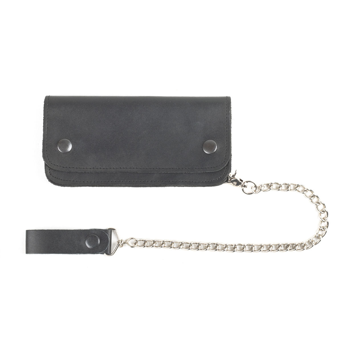 scippis portemonnee – blackburne wallet – zwarte leren portemonnee met ketting – stoer & functioneel