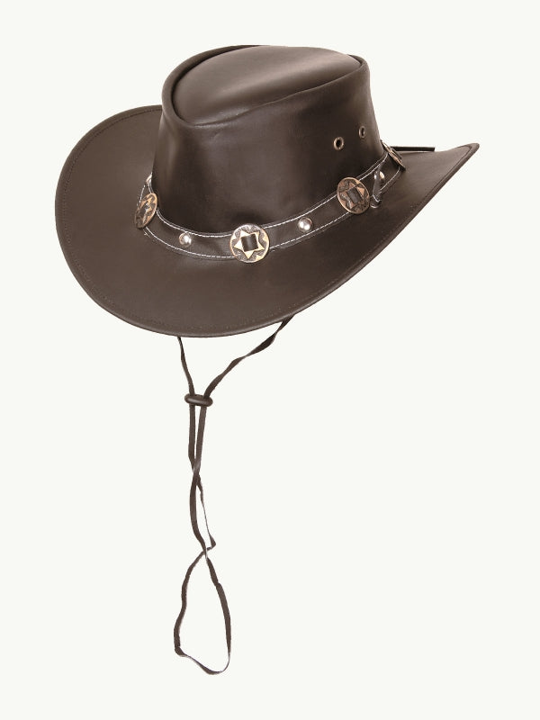 Scippis Concho Hoed – Elegante Lederen Westernhoed