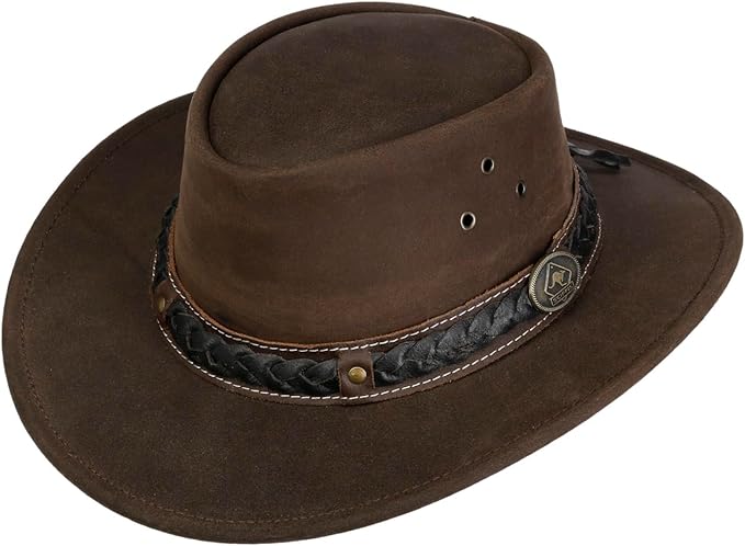 Scippis Wilsons Lederen Hoed – Authentieke Australische Outdoorhoed