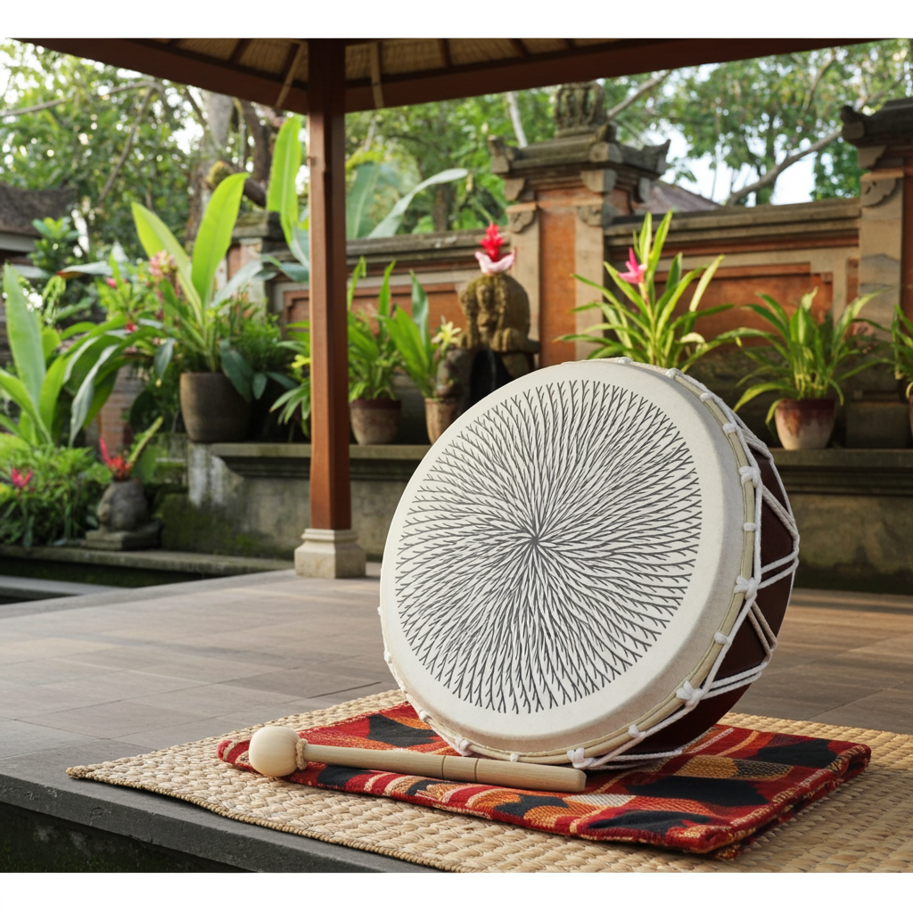 Handtrommel 30cm – 'Heartbeat' Design voor Ritme en Klankrituelen