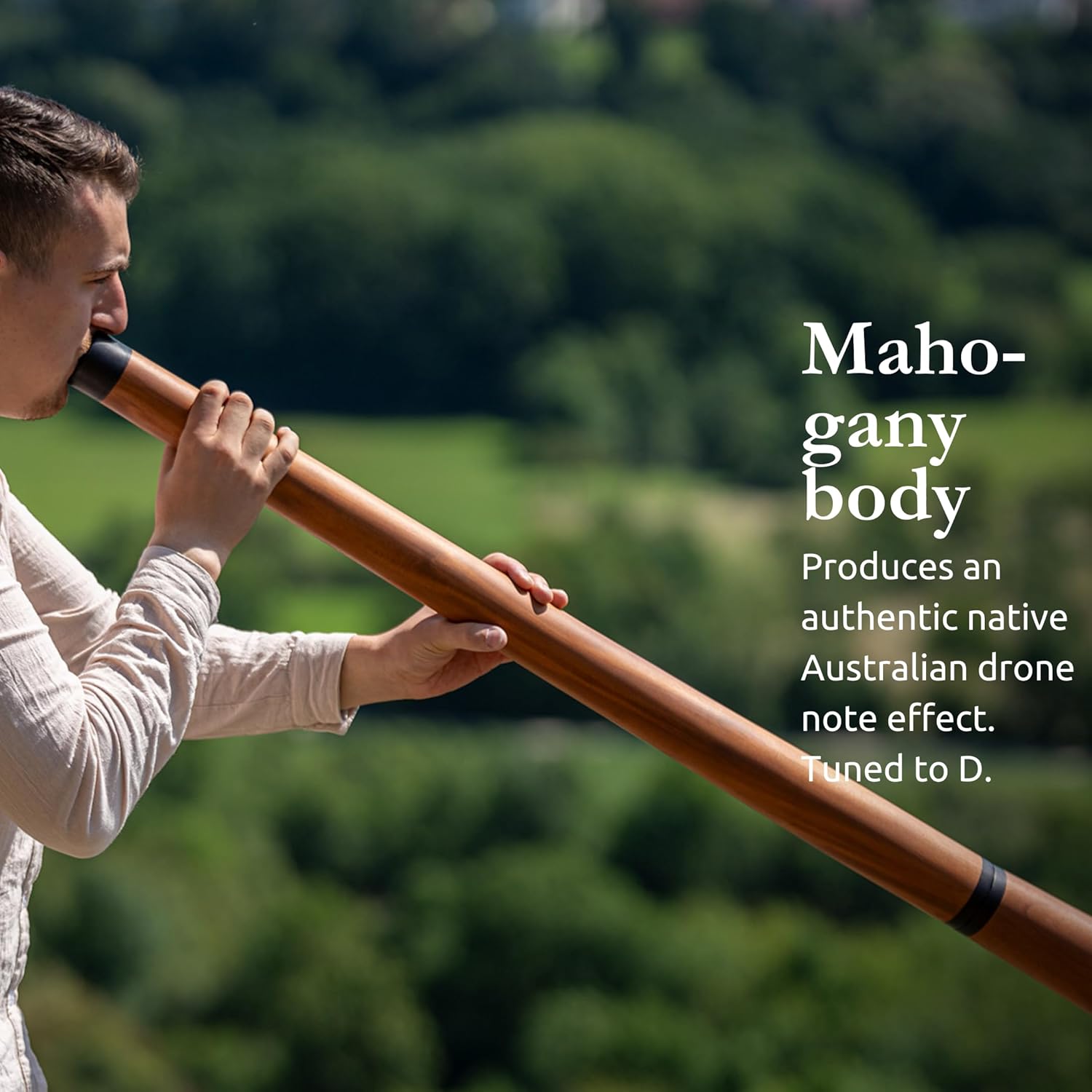 DIDGERIDOO NATURAL – Didgeridoo van Meinl - bestaat uit 2 delen