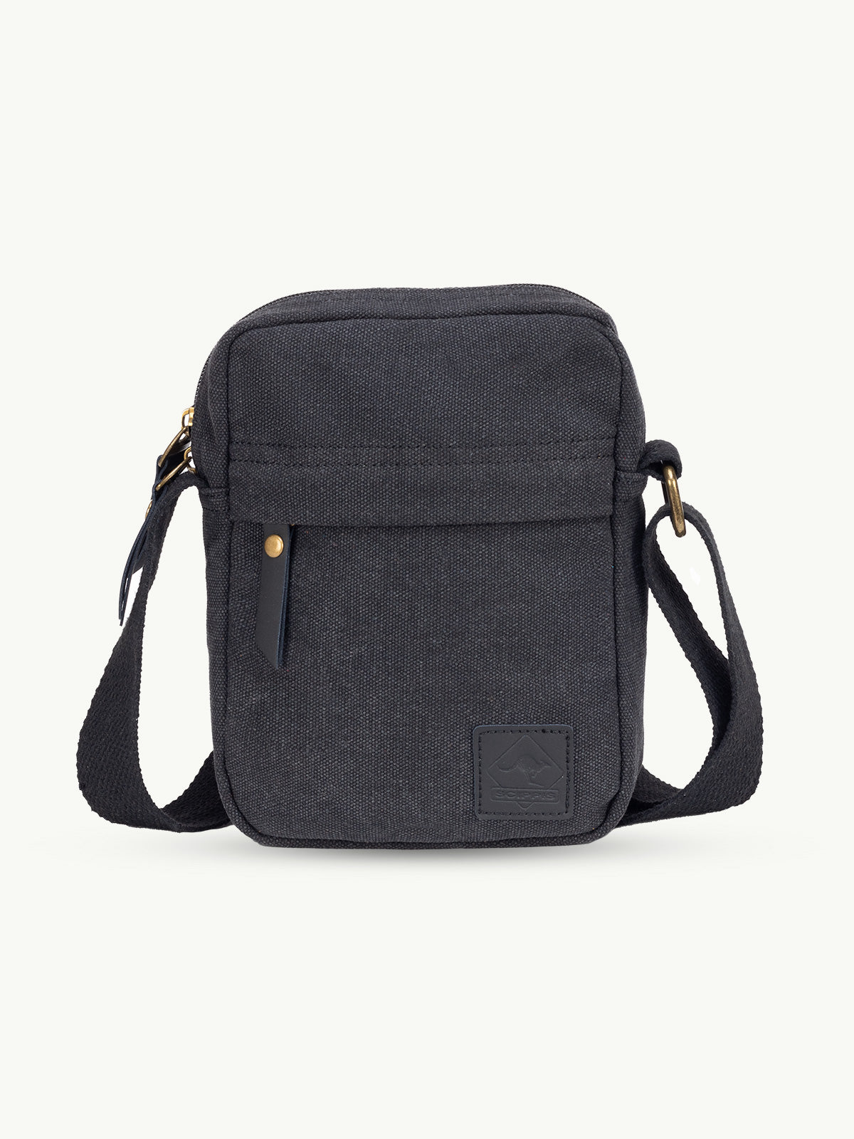 scippis mate bag – slanke canvas schoudertas