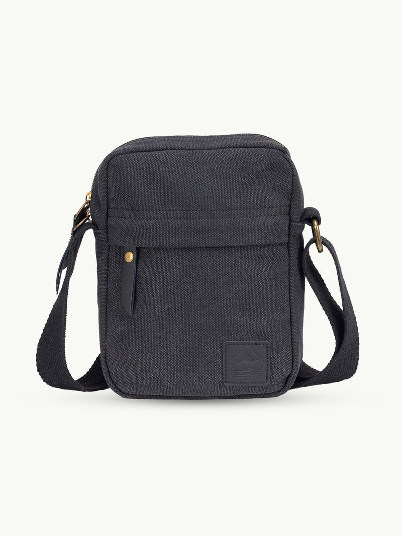 scippis mate bag – slanke canvas schoudertas