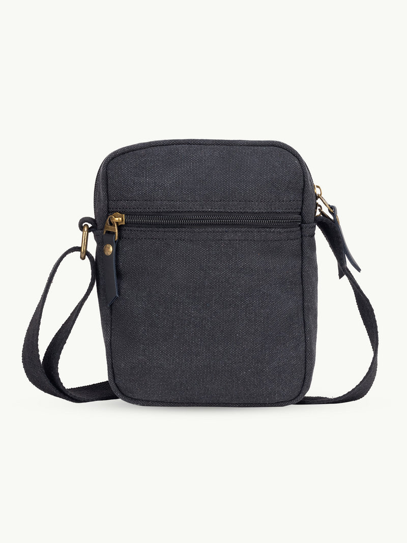 scippis mate bag – slanke canvas schoudertas