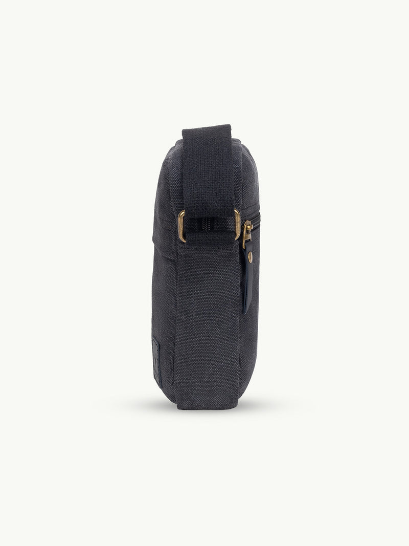 scippis mate bag – slanke canvas schoudertas