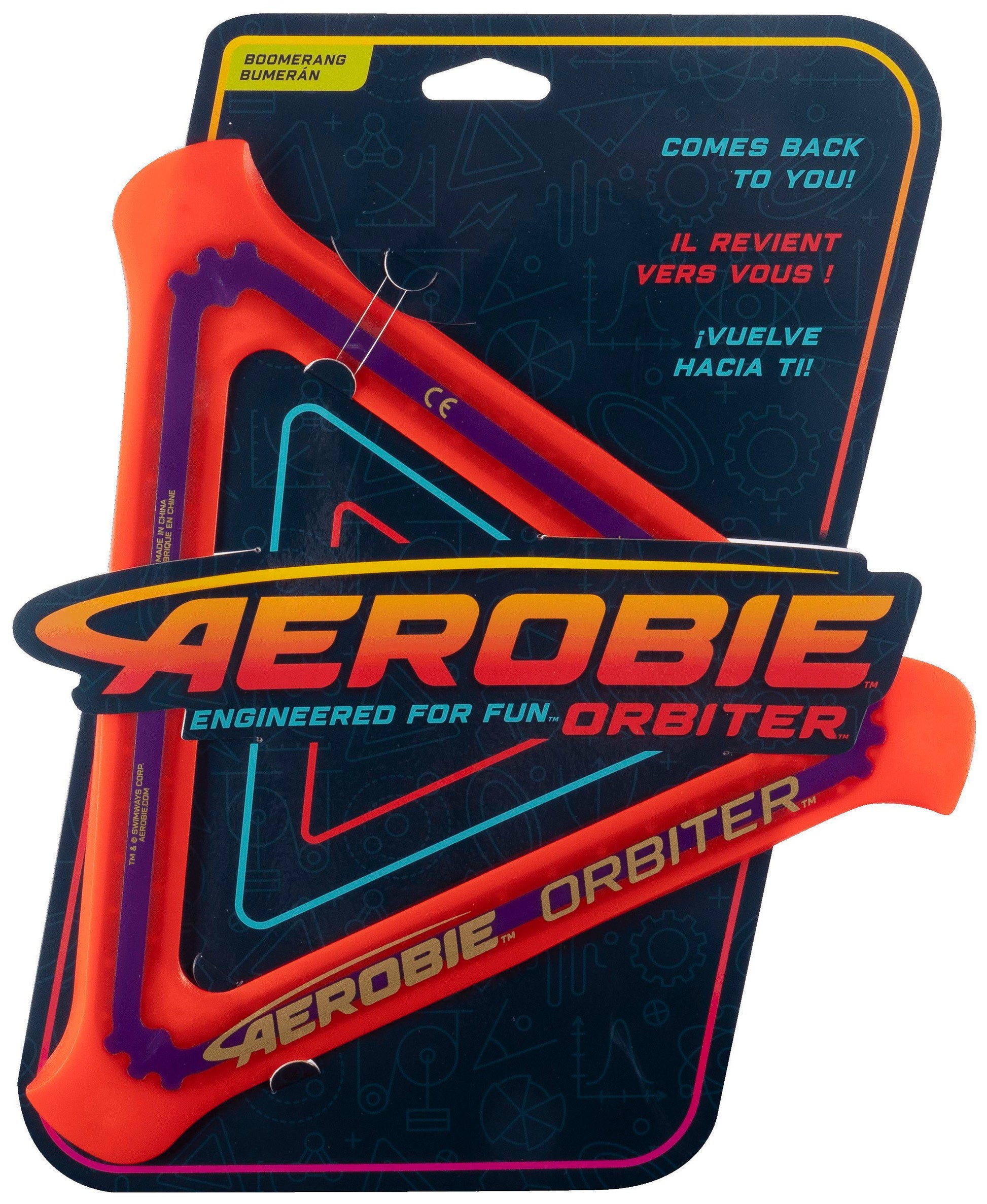 Aerobie Orbiter Boomerang – Flies back, easily catchable