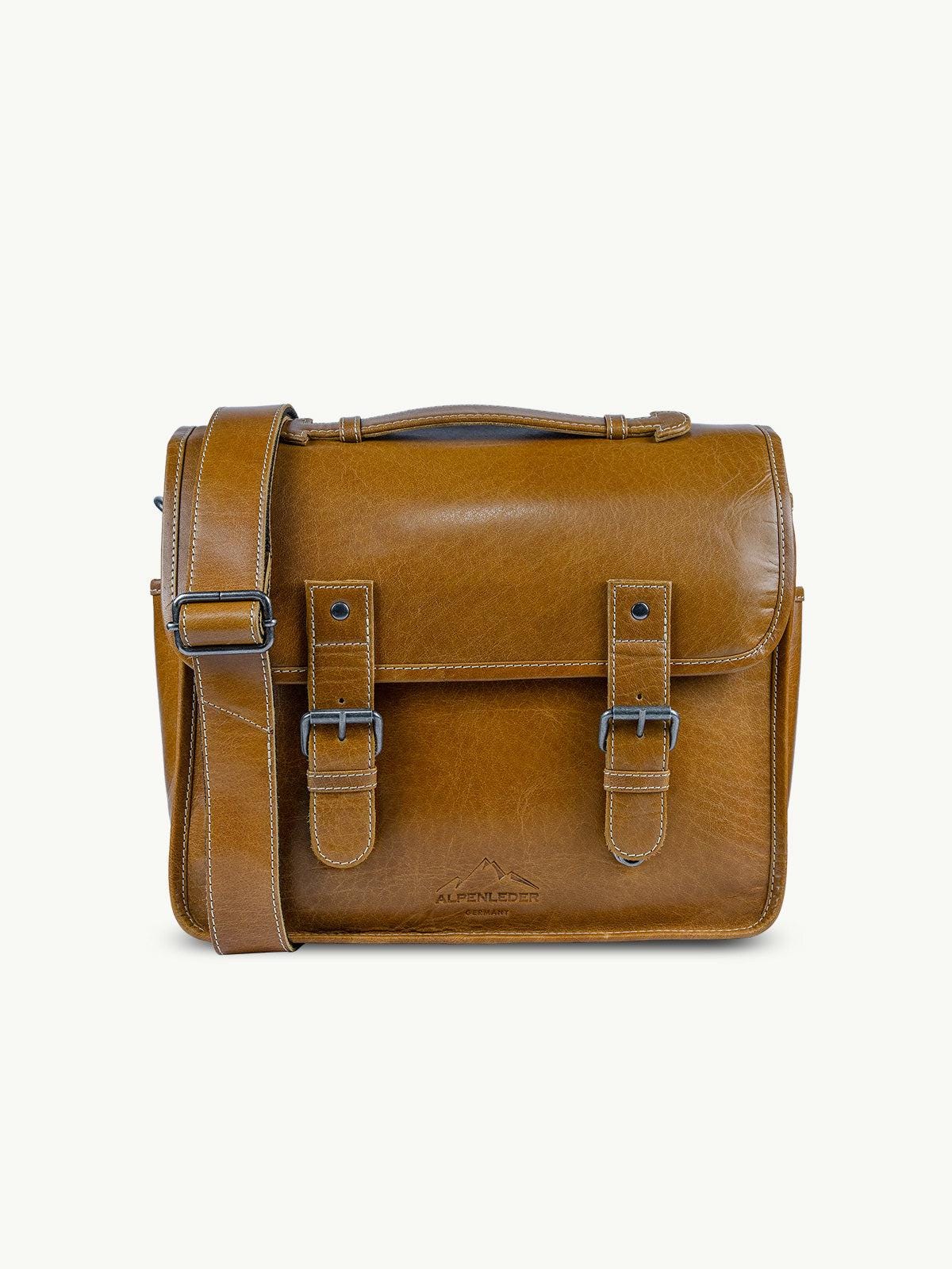 scippis messenger bag tourer – grote reistas van leer met veel opbergruimt