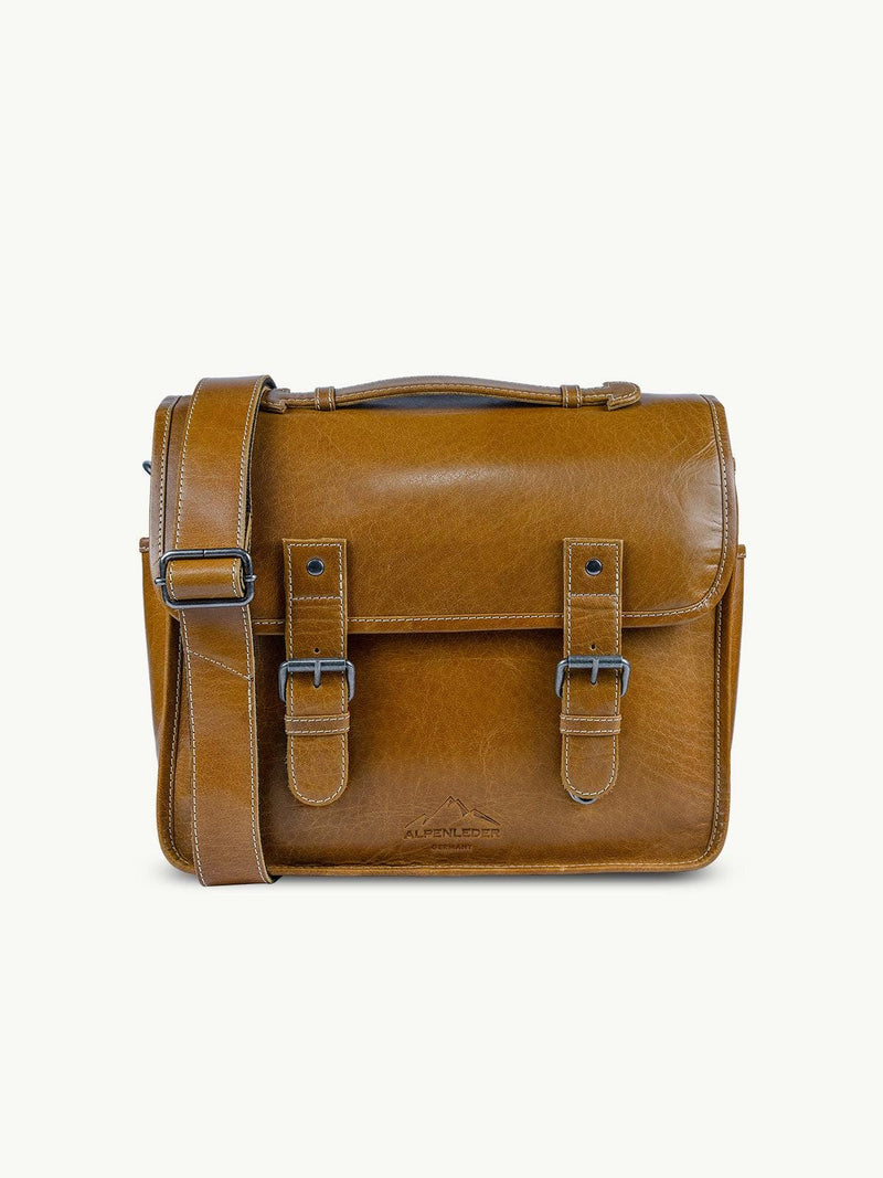 scippis messenger bag tourer – grote reistas van leer met veel opbergruimt
