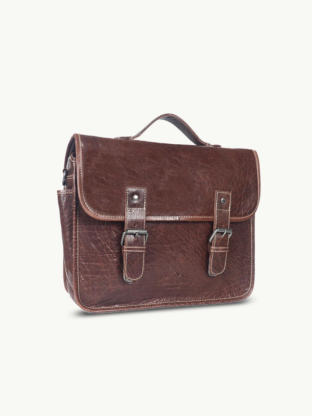 scippis messenger bag tourer – grote reistas van leer met veel opbergruimt
